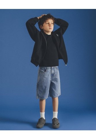 Bermuda Denim Regular Algodón índigo Medio Niño Azul Oscuro Gef