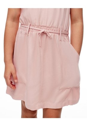 Vestido Corto Rosado Niña Rosa