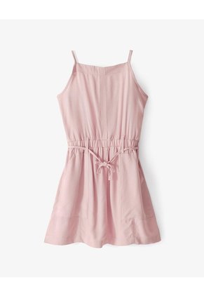 Vestido Corto Rosado Niña Rosa