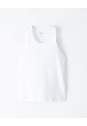 Camisilla Slim Algodón X2unds Blanca Niño Blanco