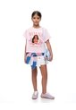 Camiseta Regular Moana Rosada Niña Rosa de Gef