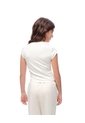 Camiseta Regular Blanca Niña Blanco de Gef