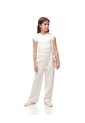 Camiseta Regular Blanca Niña Blanco de Gef