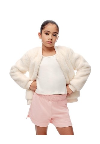 Short Algodón Rosado Niña Rosa Gef