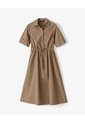 Vestido Midi Falda En A Café Mujer Cafe de Gef