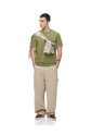 Camiseta Regular Manga Corta Verde Hombre Verde de Gef