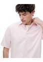 Camisa Regular Manga Corta Palo De Rosa Hombre Rosa Claro de Gef