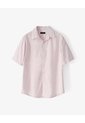 Camisa Regular Manga Corta Palo De Rosa Hombre Rosa Claro de Gef