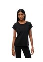 Camiseta Deportiva Secado Rápido Negra Mujer Negro de Gef
