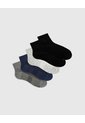 Medias Hombre Tobillera Transpirable Pack X5 Surtido Multicolor de Gef