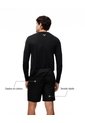 Pantaloneta Deportiva Secado Rápido Negra Hombre Negro de Gef