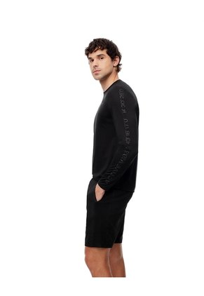 Pantaloneta Deportiva Secado Rápido Negra Hombre Negro