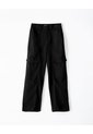 Pantalón Cargo Tiro Alto Negro Mujer Negro de Gef