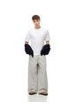 Camiseta Regular Algodón Blanca Hombre Blanco de Gef
