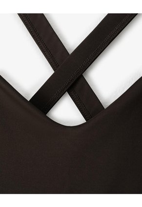 Enterizo Deportivo Secado Rápido Chocolate Mujer Chocolate