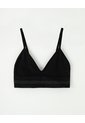 Top Soporte Medio Seamless Copas Removible Negro Mujer Negro de Gef