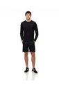Pantaloneta Deportiva Secado Rápido Negra Hombre Negro de Gef
