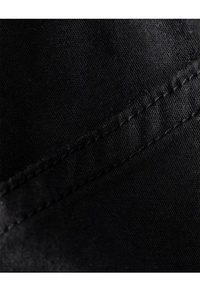 Pantalón Cargo Tiro Alto Negro Mujer Negro