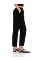 Pantalón Recto Tiro Alto Negro Mujer Negro de Gef