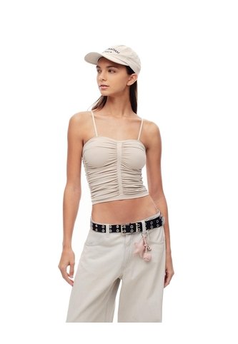Crop Top Slim Seamless Habana Mujer Marron Gef