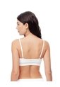 Top Soporte Medio Seamless Copas Removibles Blanco Mujer Blanco de Gef
