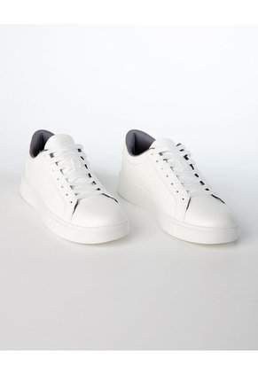 Tenis Casuales Blancos Hombre Blanco