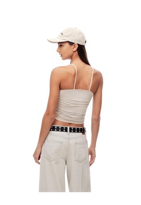 Crop Top Slim Seamless Habana Mujer Marron