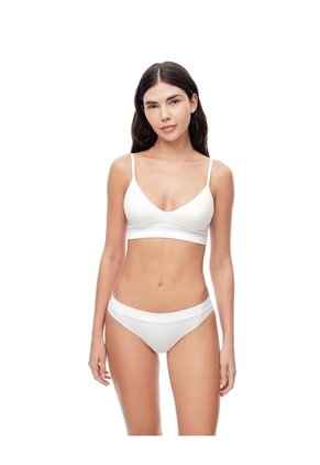 Top Soporte Medio Seamless Copas Removibles Blanco Mujer Blanco