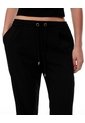 Pantalón Recto Tiro Alto Negro Mujer Negro de Gef