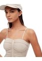 Crop Top Slim Seamless Habana Mujer Marron de Gef