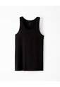Camisilla Slim Algodón Negra Hombre Negro de Gef
