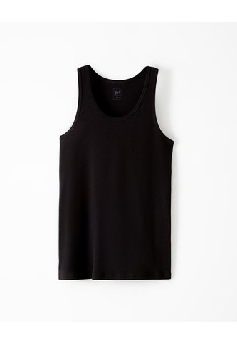 Camisilla Slim Algodón Negra Hombre Negro Gef