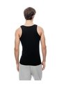 Camisilla Slim Algodón Negra Hombre Negro de Gef