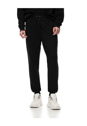 Jogger Relax Algodón Negro Hombre Negro