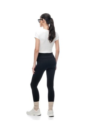 Legging Deportivo Seamless Negro Mujer Negro