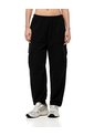 Jogger Tiro Medio Algodón Negro Mujer Negro de Gef