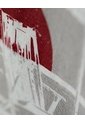 Camiseta Oversize Algodón Taupe Estampada Mujer Marron Claro de Gef