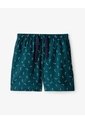 Bermuda De Pijama Algodón Estampada Hombre Verde de Gef