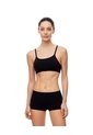 Top Soporte Medio Seamless Negro Mujer Negro de Gef