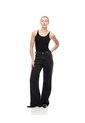 Jean Wide Leg Tiro Alto Negro Mujer Azul de Gef