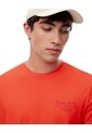 Camiseta Regular Algodón Jersey Estampada Hombre Naranja de Gef