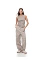 Pantalón Cargo Tiro Alto Gris Mujer Gris de Gef