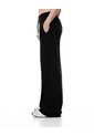 Pantalón Relax Tiro Medio Algodón Negro Mujer Negro de Gef