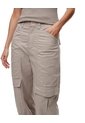 Pantalón Cargo Tiro Alto Gris Mujer Gris de Gef