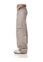 Pantalón Cargo Tiro Alto Gris Mujer Gris de Gef