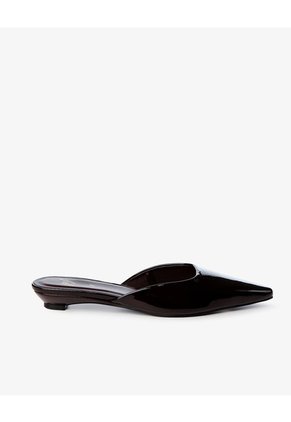 Zapatos Tipo Mule Vinotinto Mujer Cafe