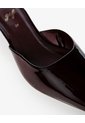 Zapatos Tipo Mule Vinotinto Mujer Cafe de Gef