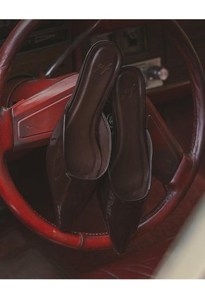 Zapatos Tipo Mule Vinotinto Mujer Cafe