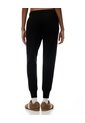 Jogger Tiro Medio Algodón Negro Mujer Negro de Gef