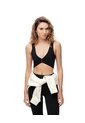 Top Deportivo Soporte Medio Seamless Uso 2 1 Negro Mujer Negro de Gef